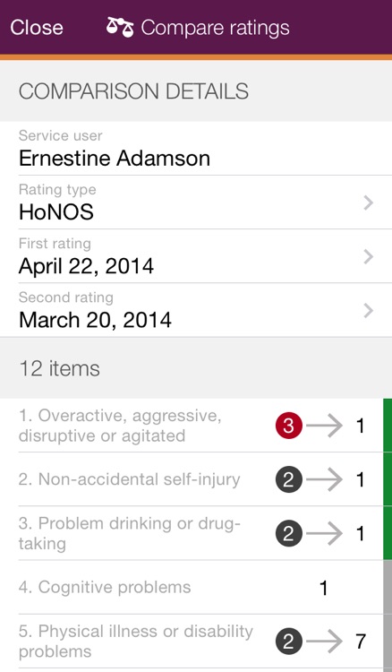 HoNOS Tool screenshot-3
