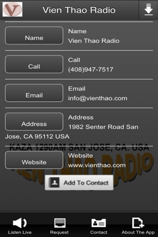 Vien Thao Radio screenshot 2