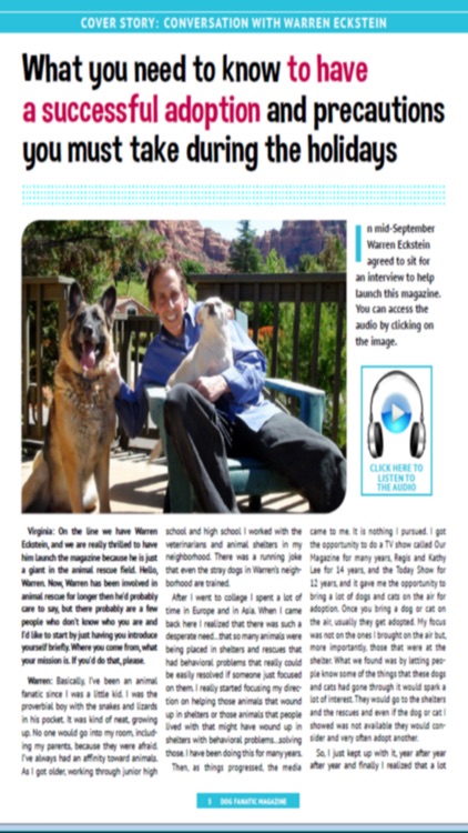 Dog Fanatic Magazine -  All About Dog Nutrition, Training, and Health screenshot-3