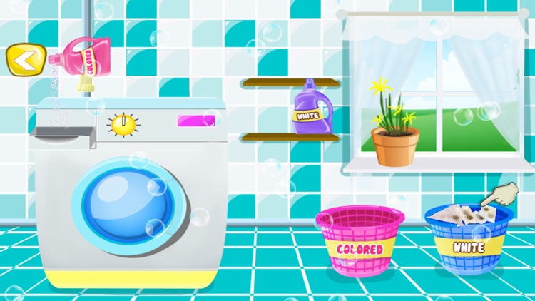Kids Laundry Washing - Clean up and clothes wash game