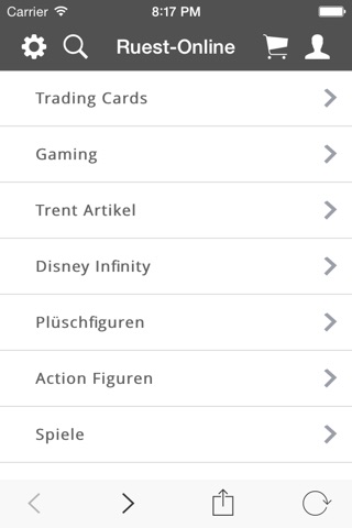 Ruest-Online Trading Card Shop screenshot 2