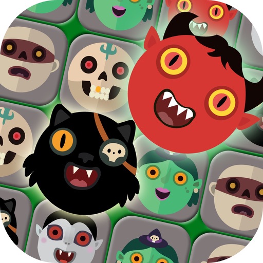 Halloween Monster Academy - Scary Dead Creatures Puzzle Match- Pro icon