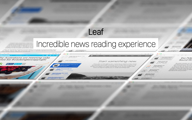 ‎Leaf - RSS News Reader Screenshot