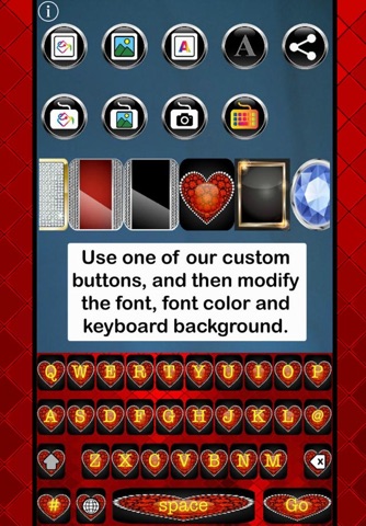 Bling Keys Free Custom Keyboard screenshot 3