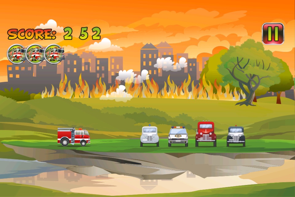 Fire Truck Runner screenshot 2