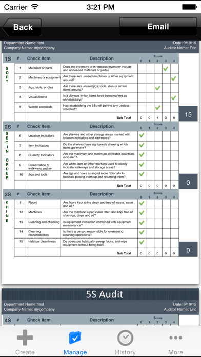 5s audit app on cloud