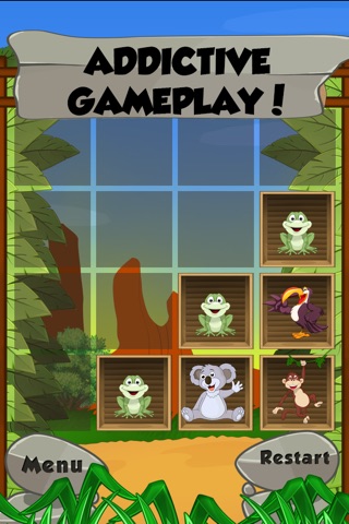 Jungle Clash - 2048 animal matching puzzle game screenshot 2