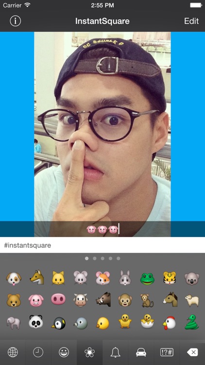 InstantSquare FREE - Post No Crop Photo (Blur Background) for Instagram screenshot-3