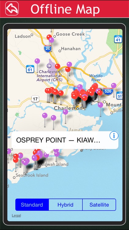 Kiawah Island Offline Map Tourism Guide screenshot-4