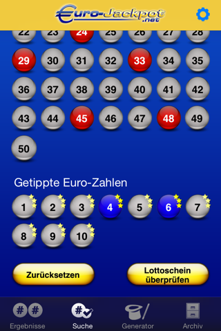 Eurojackpot screenshot 4