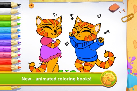 Kitties - Living Coloring screenshot 3