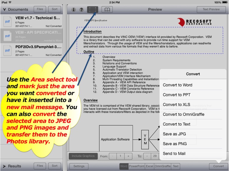 PDF2Office OCR - PDF to Word, Excel, PPT, Graffle screenshot-3