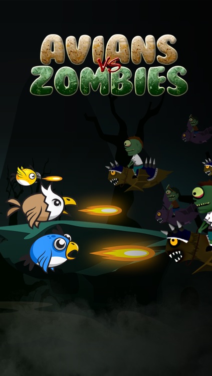 Avians vs. Zombie-s – Ghost Birds Flying on the Graveyard of the Un-Dead