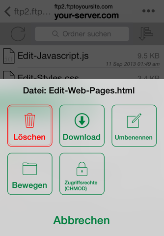 FTP On The Go screenshot 4