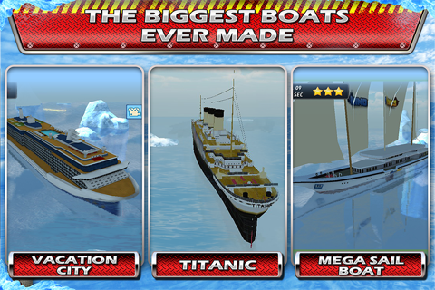 Titanic Iceberg Escape Historical Ship Parking 3D Drive Game screenshot 2