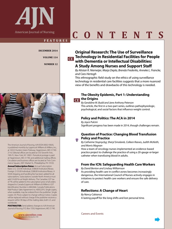 American Journal of Nursing