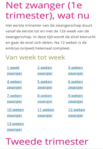 Zwangeren.com screenshot 3