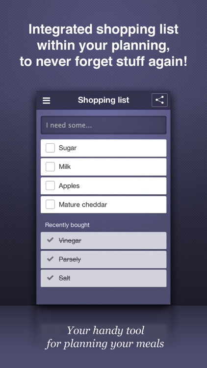 Chef Plan - Meals planning & grocery list screenshot-3