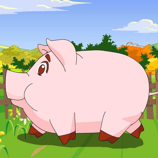 Circle The Pig Icon