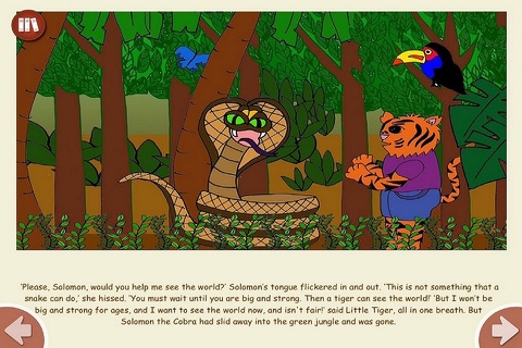 Little Tiger Sees The World - An interactive eBook in English for children screenshot 4