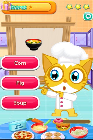Mafa Cat Learning Food screenshot 3