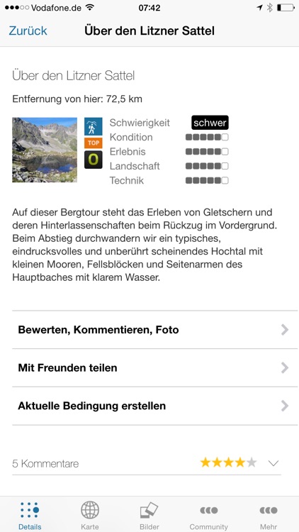 Bergtouren - outdooractive.com Themenapp screenshot-3