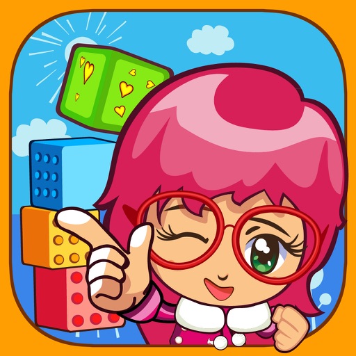 Falling Building Block - free brain puzzle game Icon