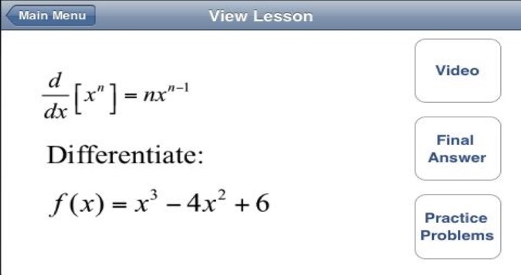 Derivatives 1 Lite: Calculus Videos and Practice by WOWmath.org