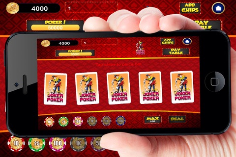 Online Video Poker Palace HD- Play Hard and Win the Ultimate Jackpot Prize screenshot 4
