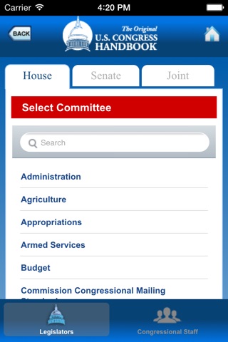 US Congress Handbook screenshot 4
