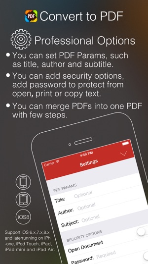 Convert to PDF - Convert Documents, Web Pages, Photos and mo(圖4)-速報App