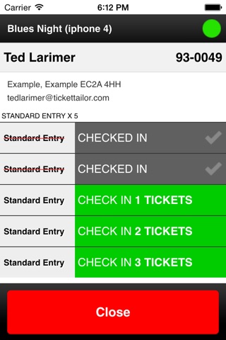 Ticket Tailor Check-in App screenshot 2