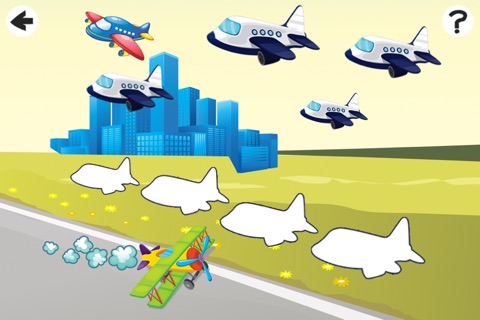 Airplanes Puzzle: a Sort by Size Game to Learn and Play for Children screenshot 4