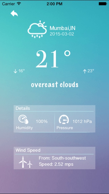 Excel Weather Forecast