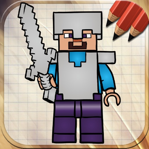 What To Draw Version Lego Minecraft iOS App