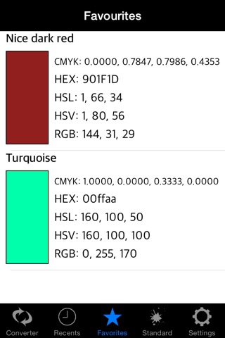 Colour Converter screenshot 3