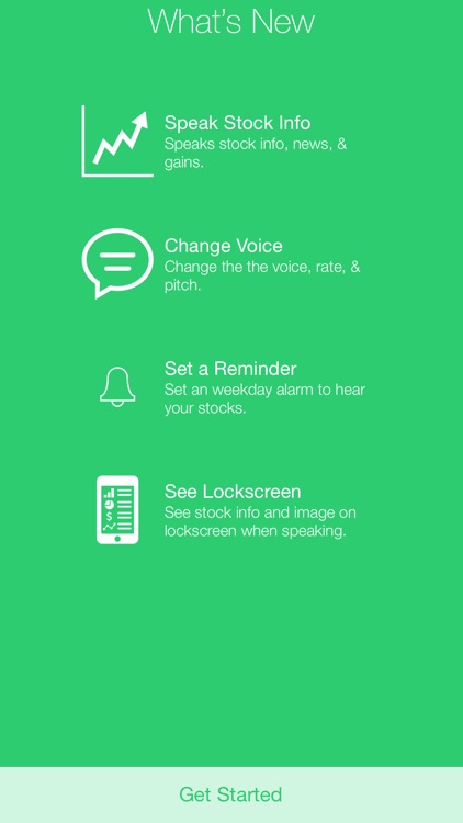 Speak It - Stocks : Have your stock info read to you