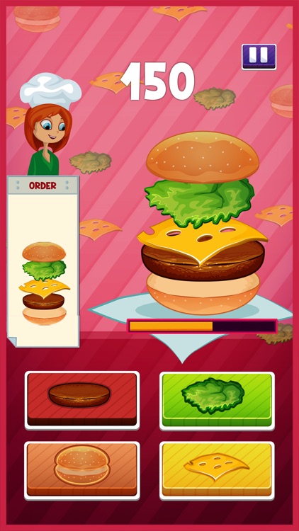 Feed’em Yummy Burger Shop - Hamburger Cooking & Sandwiches Maker Restaurant Games for Kids