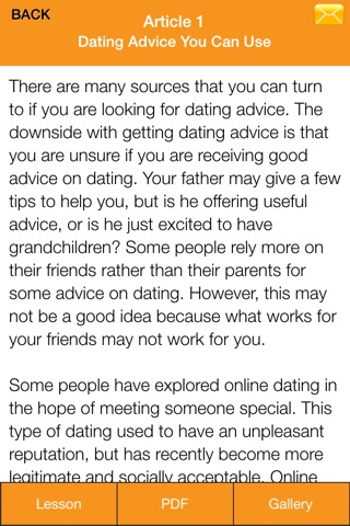 Dating Advice Plus - Dating Online Lesson, Dating Ebook & Gallery screenshot 4