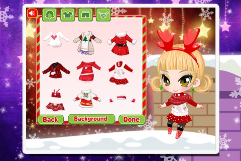 Christmas Dressup ^0^ screenshot 2