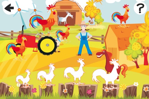 A Happy Farm Animals Kids Sort-ing Game with many Tasks to learn screenshot 2
