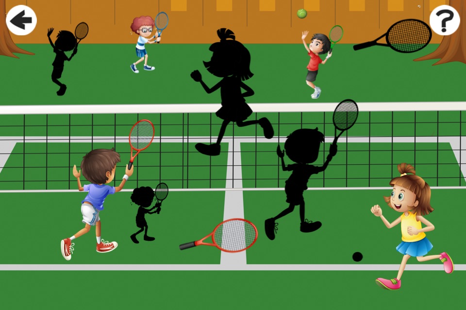 Ace the game! Learn and play on a tennis court for children screenshot 2