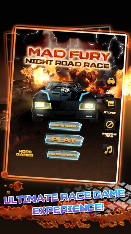 Mad Fury Night Road Race – Max Speed Adrenaline Rush Armor Racing Game screenshot-0