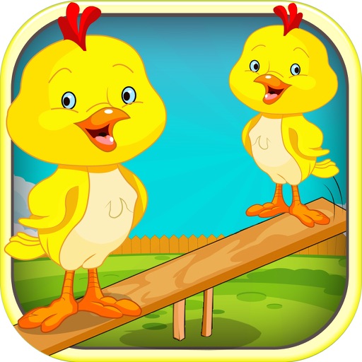 An Easter Chicken Seesaw for Kids - Awesome Marshmallow Peep Catch FREE Icon