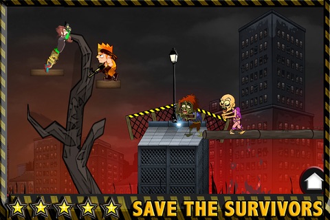 Apocalypse Zombie Attack : Shoot Down Zombies in City Rooftop Free! screenshot 2