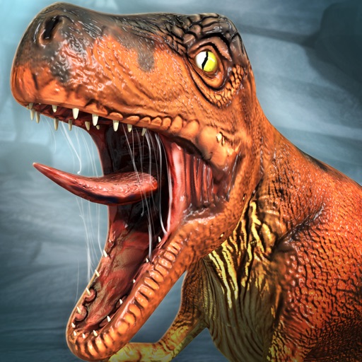 Dinos Aurous . Dinosaur Simulator Racing Game for Kids 3D Icon