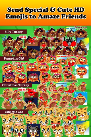 Emoji Kingdom Free  - Christmas Turkey Emoticons screenshot 2