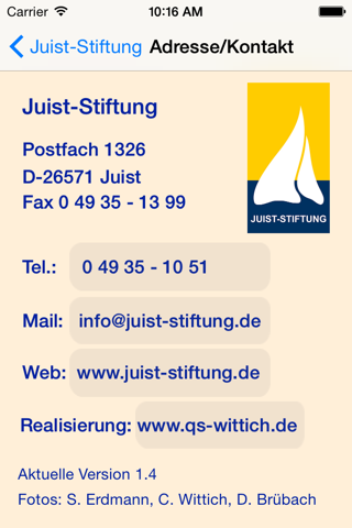 Juist-Stiftung screenshot 4