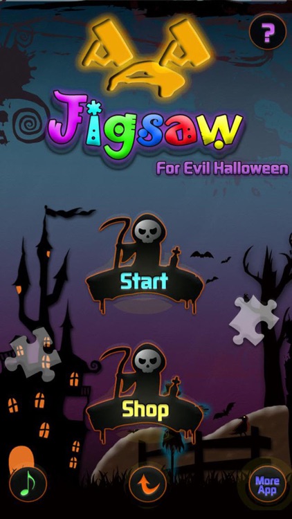 AAA Jigsaw for evil halloween