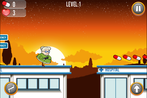 Angry Grandma Run Games:Crazy - The most fun games for the bad grandma in you! screenshot 2